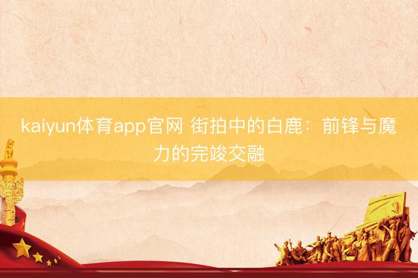 kaiyun体育app官网 街拍中的白鹿:前锋与魔力的完竣交融